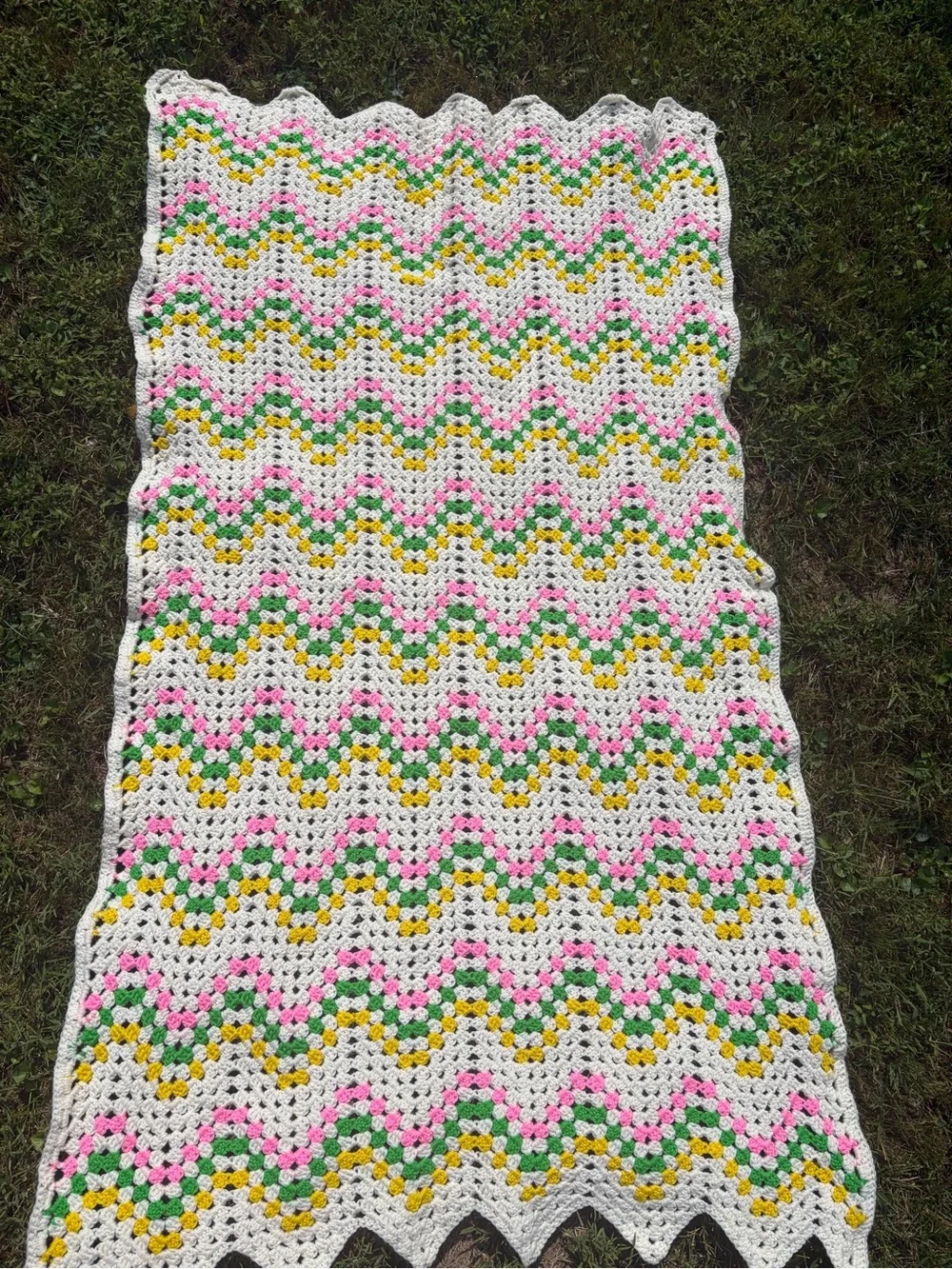 N/A chevron crocheted